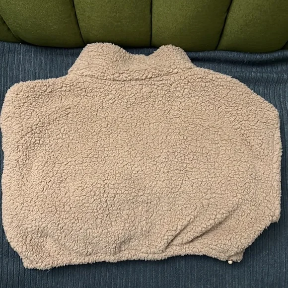 SKIMS Tigers Eye Cropped Zipup Sweater NWT - Picture 8 of 8